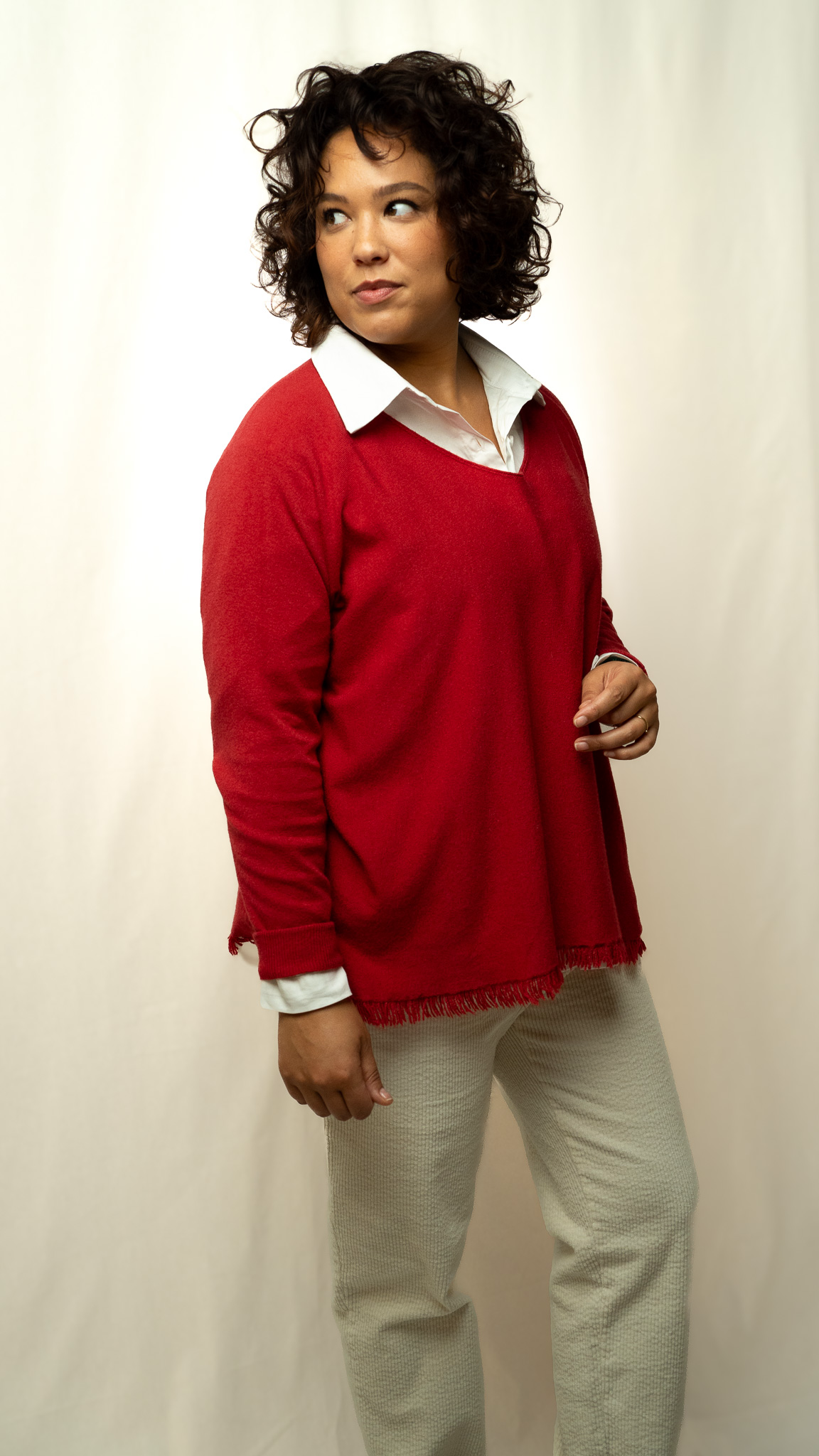 Pull col V : manches longues ou sans manches Femme | Vib's
