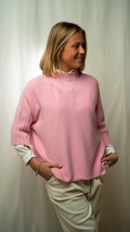 Pull Col Montant Manches Coudes CHANELLE - junefivesixteen