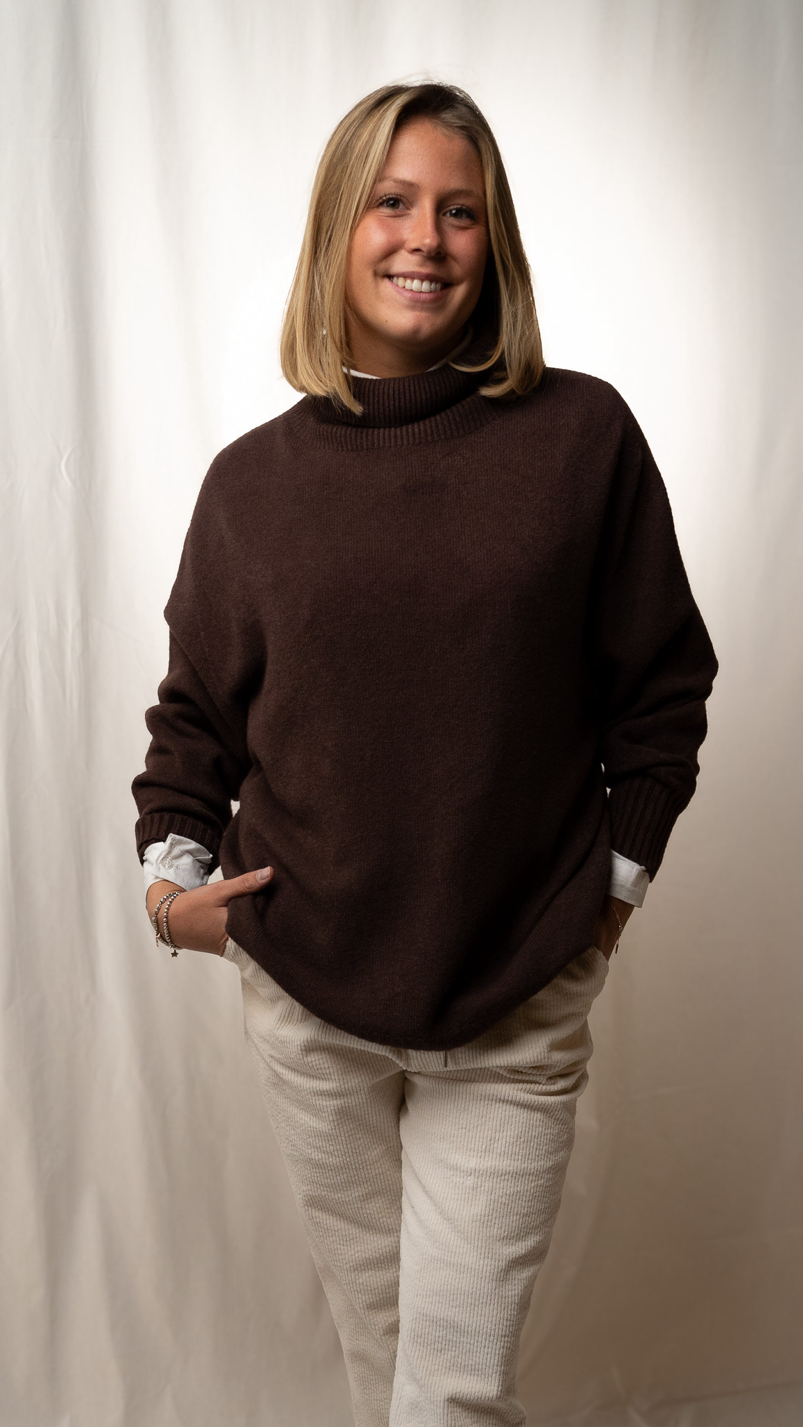 Pull Col Rond Large CHRISTEL